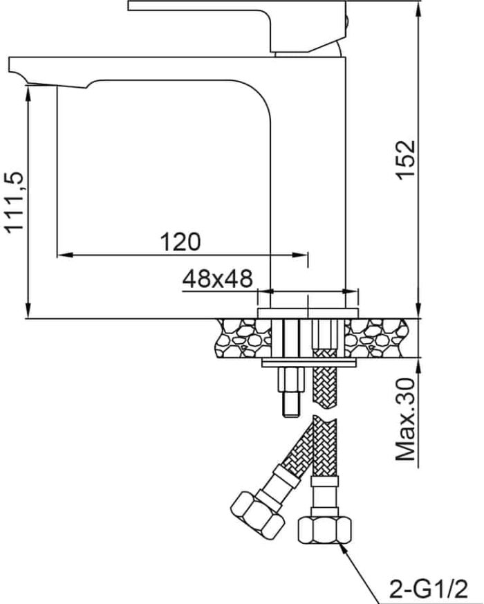 Смесител за мивка Bold