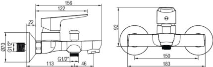 Смесител за душ Lile
