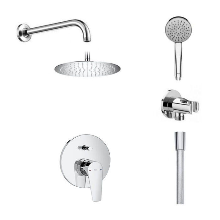 Промо комплект Roca Atlas враден смесител с аксесоари Промо комплект Roca Atlas враден смесител с аксесоари