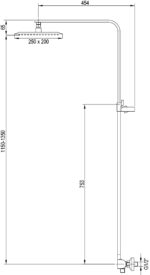 Термостатична душ колона Artic