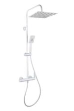 Душ колона Alpha бял мат