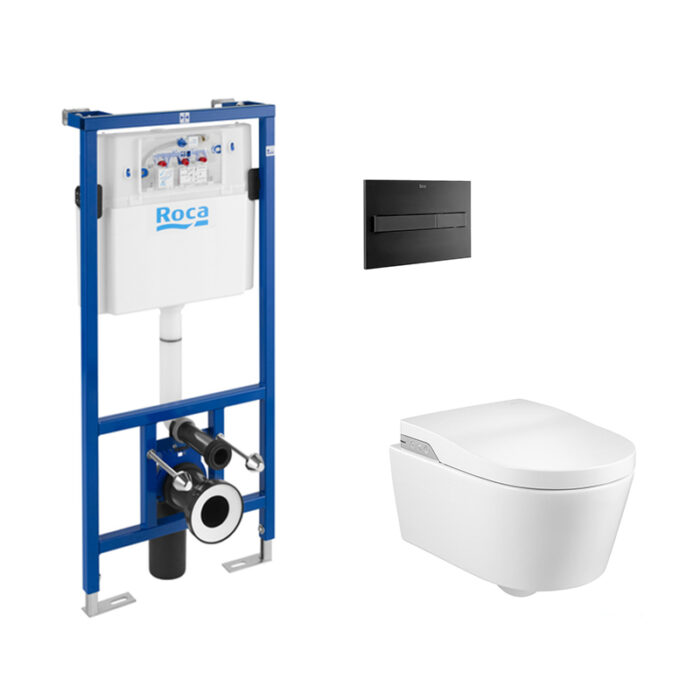 Промо комплект тоалетна Inspira In-Wash® + вградено казанче Duplo Smart + капак и седалка, забавено падане