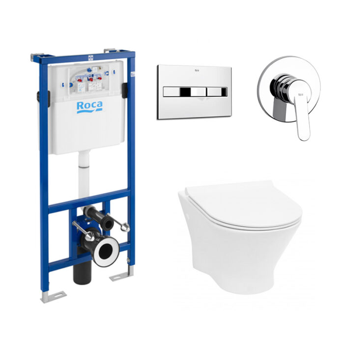 Промо комплект окачена тоалетна Nexo с бидетна арматура + структура и бутон Duplo + седалка и капак Slim + смесител за вграждане Промо комплект окачена тоалетна Nexo с бидетна арматура + структура и бутон Duplo + седалка и капак Slim + смесител за вграждане