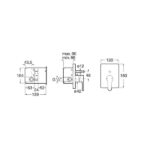 Смесител за вана-душ Arola A5A0C6AC0K