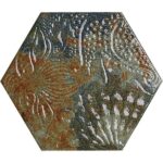 Gaudi Reactive Ocean 22/25 Сатениран хексагонален гранитогрес