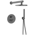 Душ система Pretto Графит за вграждане