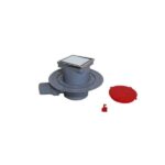 Точков подов сифон Dry 1 Бяло стъкло