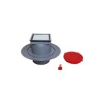 Точков подов сифон Vertical Бяло стъкло