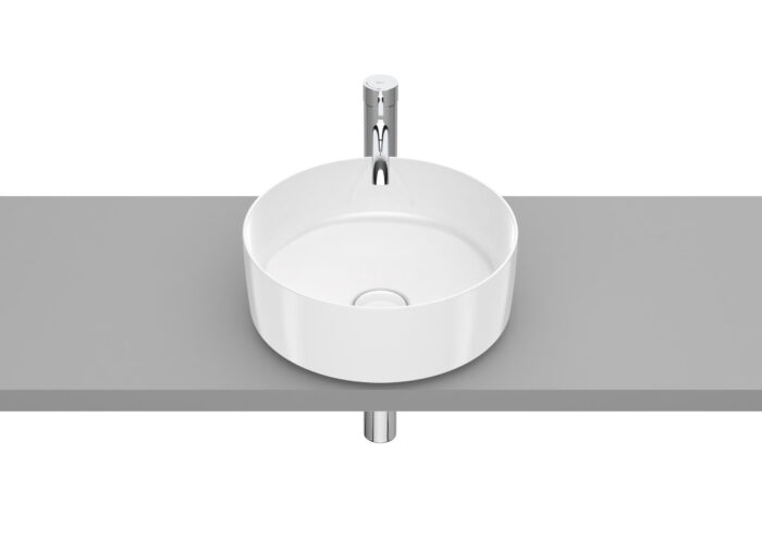 A327523000 Умивалник за върху плот Roca Inspira Round, FINECERAMIC®, 37 см