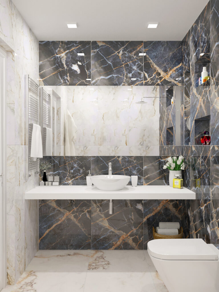 Vanity Grey & Pisa Gold