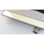 Линеен сифон Inox Style Бяло стъкло