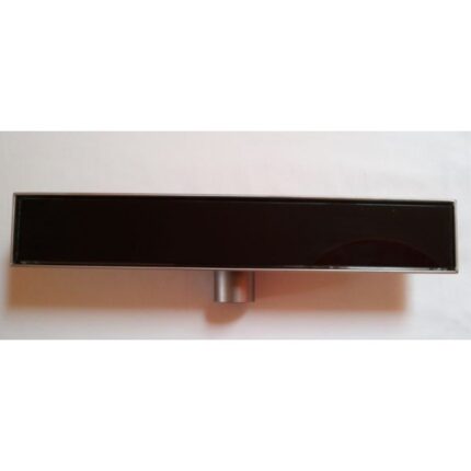 Линеен сифон Inox Style Черно стъкло