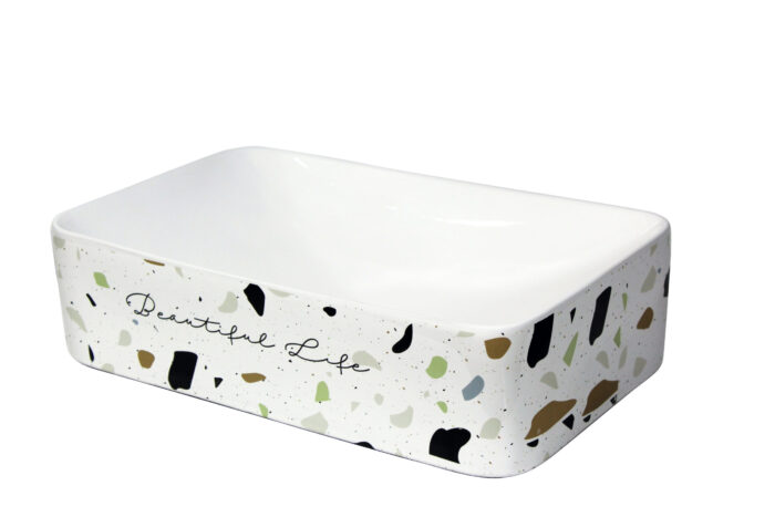 Порцеланов умивалник 3175 за мебел или плот 49,5/29,5/13 см