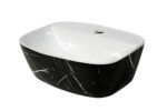 Порцеланов умивалник 3160 Черен за мебел или плот 40/32/14 см