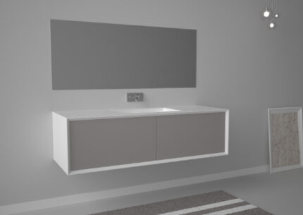 Шкаф с мивка Milano Line 140 см