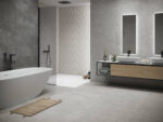 Elba 9541 Gris Relieve Фаянс 30×90