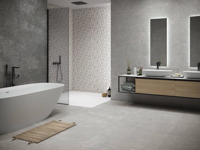 Серия 9541 Elba 30x90 Elba 9541 Gris Relieve Фаянс 30×90