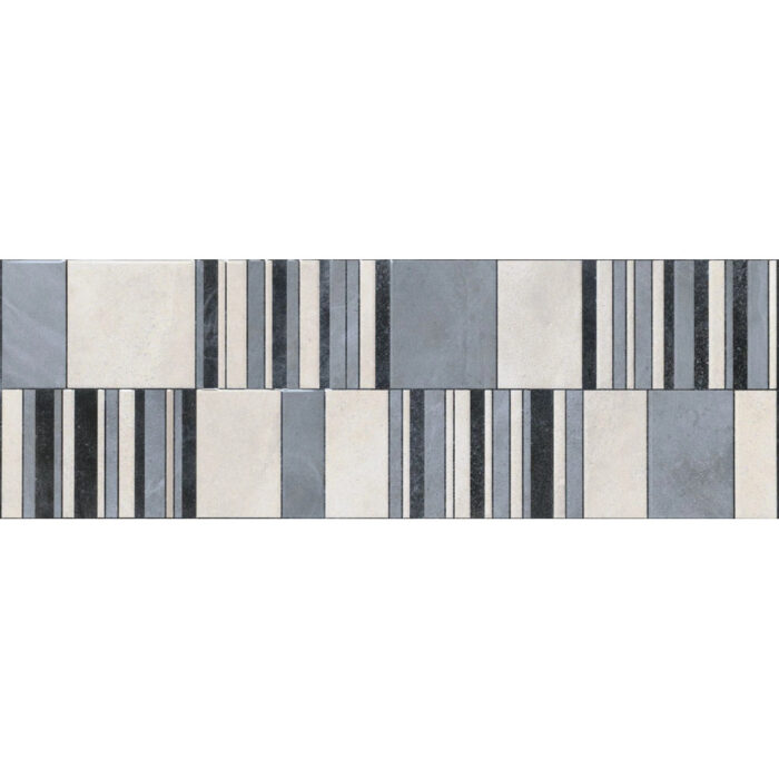 Nilo 9537 Blue Relieve Фаянс 30×90