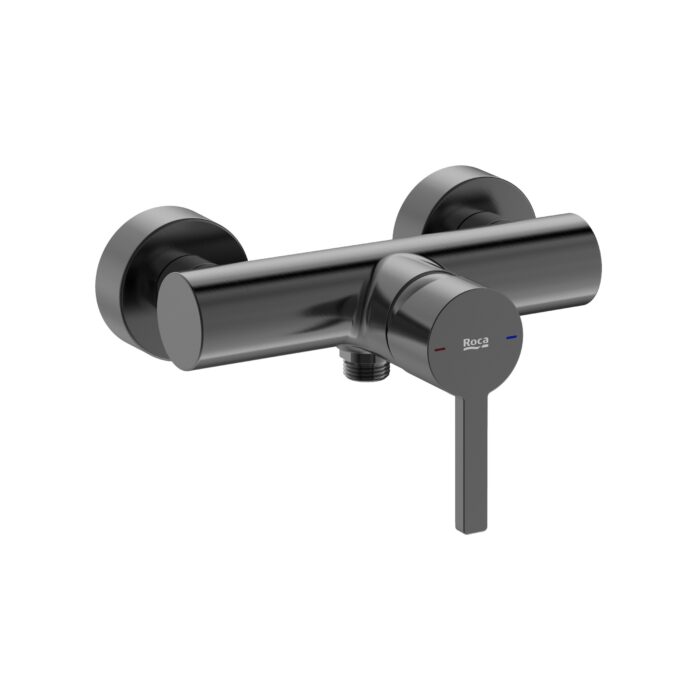 Смесител за душ Roca Naia Титаниево черно