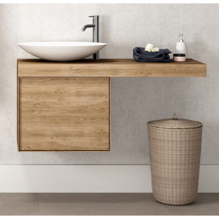 Шкаф с умивалник Berlín 60 см Дървесен