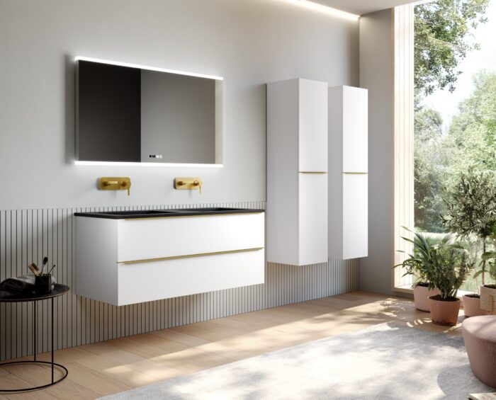 Серия Landes 120 см Бял мат