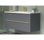 Шкаф с умивалник Landes 100 см Антрацит 2