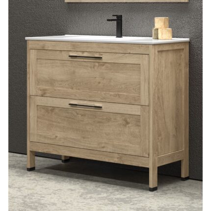 Шкаф с умивалник Toscana 100 см Дървесен