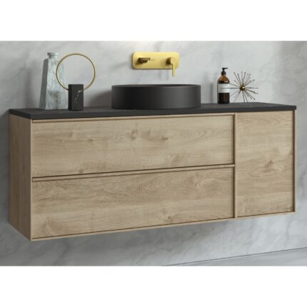 Шкаф с умивалник Oslo 120 см Дървесен