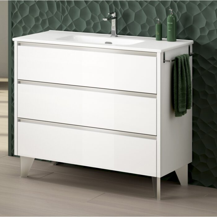 Шкаф с умивалник Escorpio 100 Бял гланц Шкаф с умивалник Escorpio 100 Бял гланц