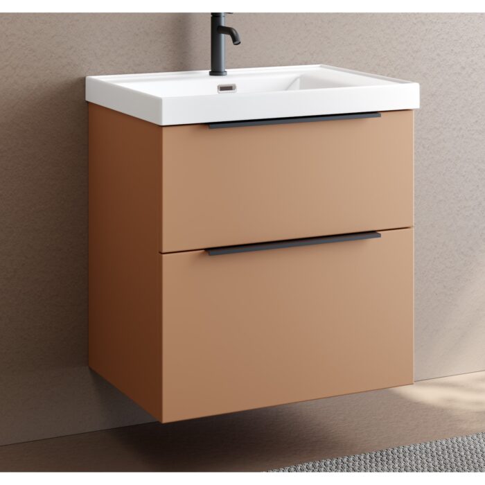 Шкаф с умивалник Galaxy 60 см Оранжев