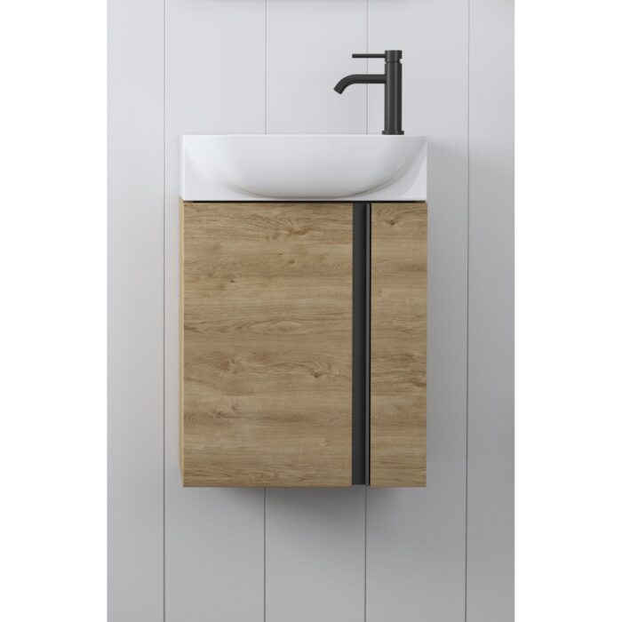 Шкаф с умивалник Versa 45 Естествен дъб Шкаф с умивалник Versa 45 Естествен дъб