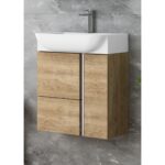 Шкаф с умивалник Versa 55 Естествен дъб