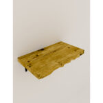 Единичен плот с планки Rustica 80 см