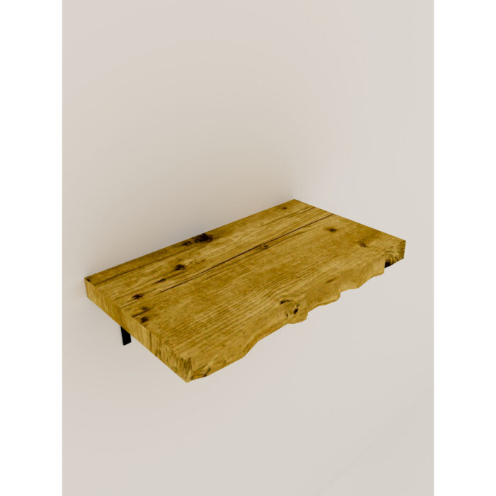 Единичен плот с планки Rustica 80 см