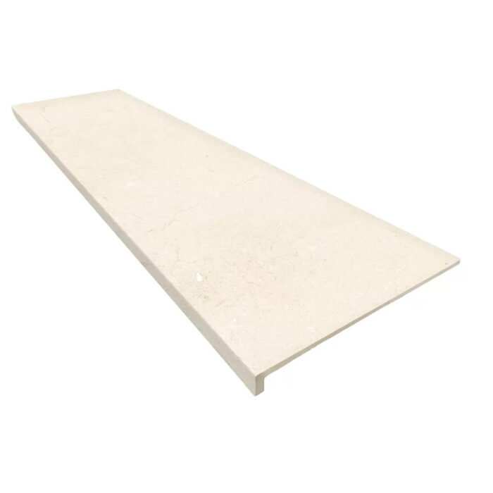 Marbles Crema Marfil стъпало с фабричен ръб 33x120 см