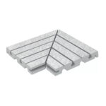 Opera Silver Ъглов преливник 24,5x33 см