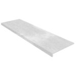Opera Silver Стъпало с фабричен ръб 33x120 см