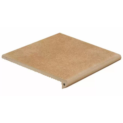 Vega Ocre Заоблено стъпало с фабричен ръб 33x33