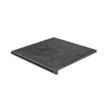 Metalica Basalt Заоблено стъпало с фабричен ръб 33x33