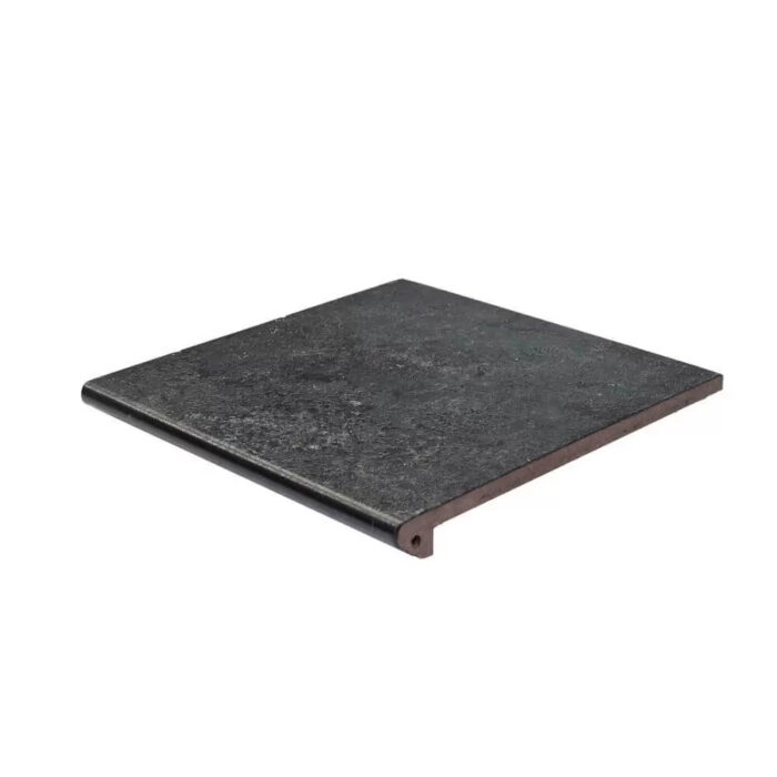 Metalica Basalt Заоблено стъпало с фабричен ръб 33x33