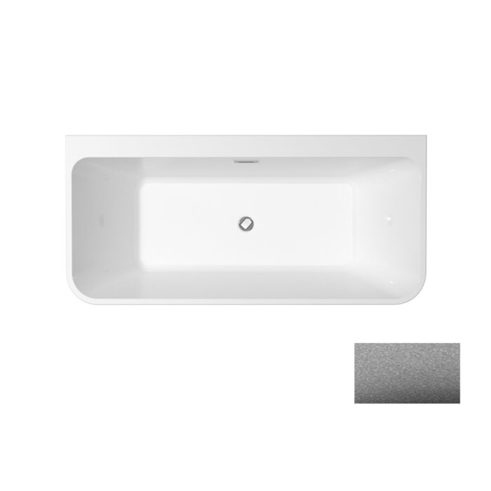 Свободностояща вана Varya Glam Сребро 170 Гланц Свободностояща вана Varya Glam Сребро 170 Гланц