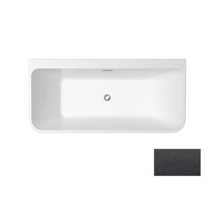 Свободностояща вана Varya Glam Графит 150 Гланц