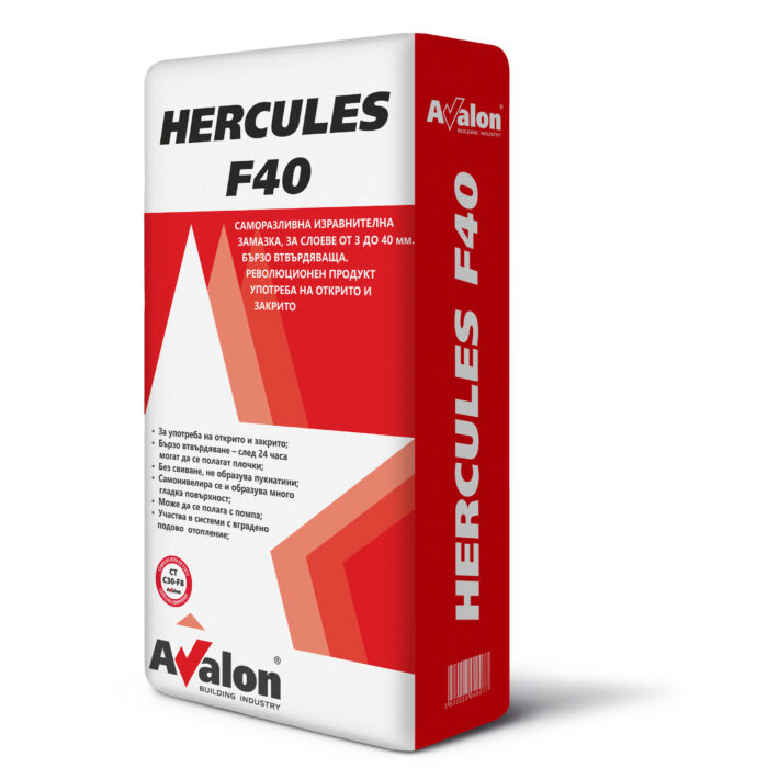 Циментова замазка Hercules F40 25 кг, Avalon