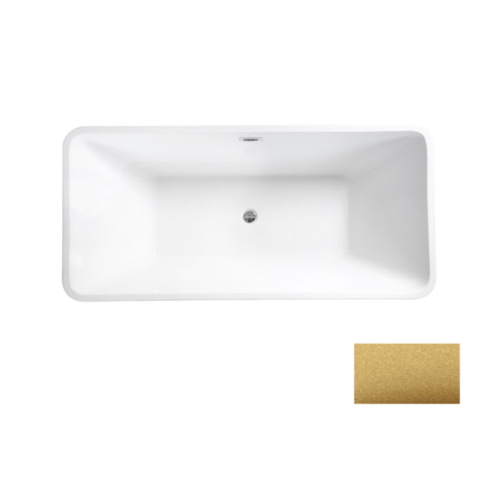 Свободностояща вана Evita Glam Злато 160 Свободностояща вана Evita Glam Злато 160