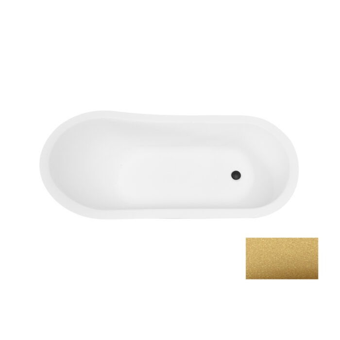 Свободностояща вана Otylia Glam Злато 160