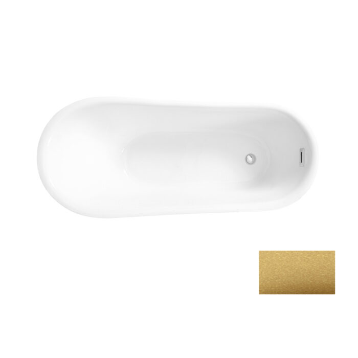 Свободностояща вана Calima Glam Злато 170