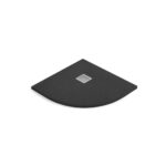 Душ корито Ibiza Plus Полукръгло, Антрацит