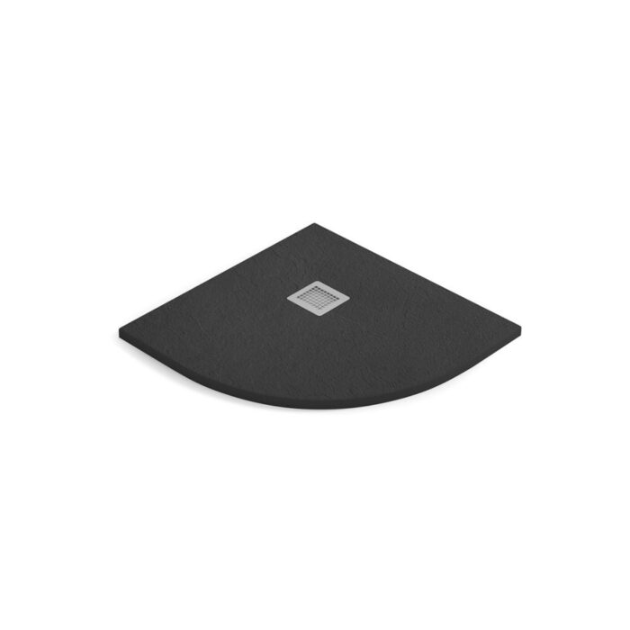 Душ корито Ibiza Plus Полукръгло, Антрацит