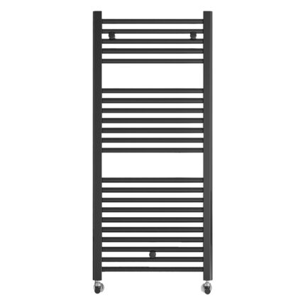 Водна лира за баня DIAMOND STRAIGHT Черен мат 690×500 mm