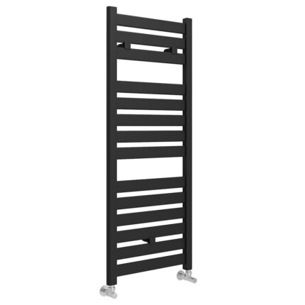 Водна лира за баня SODALITE STRAIGHT Черен мат 1150×500 mm